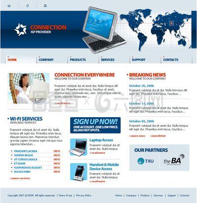 通訊網(wǎng)站設(shè)計(jì) 連接世界的橋梁